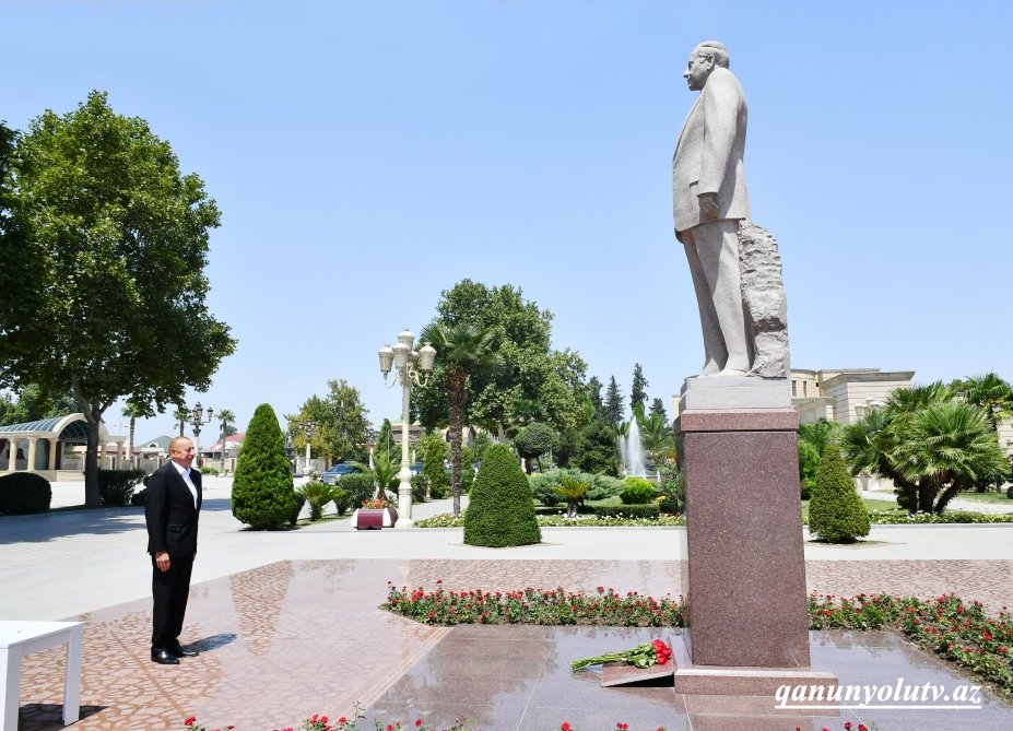 İlham Əliyev Bərdəyə də getdi - Fotolar - Yenilənib