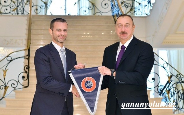 UEFA prezidenti İlham Əliyevi təbrik etdi