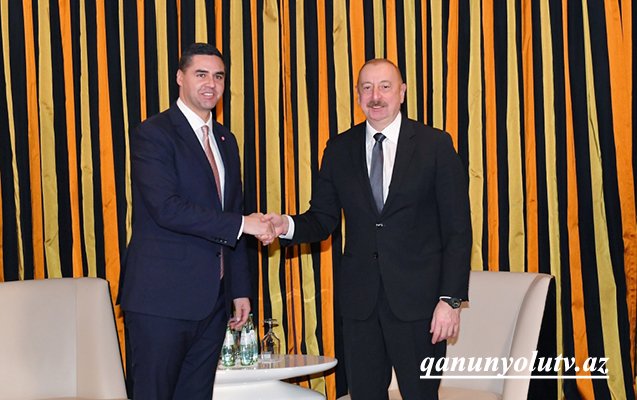 İlham Əliyev ATƏT-in fəaliyyətdə olan sədri ilə görüşdü - Yenilənib+Fotolar