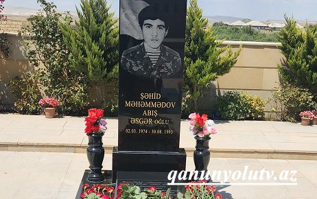 Edillidə qalıqları tapılan şəhidin 40 mərasimi keçirildi