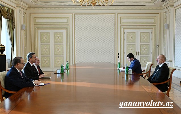 İlham Əliyev Amerika İsrail İctimai Əlaqələr Komitəsinin prezidentini qəbul etdi - Foto