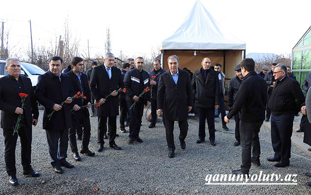 Niyazi Bayramov Hökümə Əliyevanın yas mərasimində iştirak etdi - Fotolar