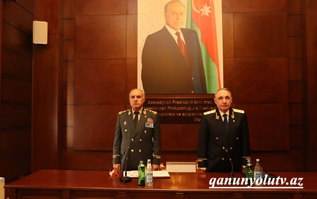 Hərbi Prokurorluqda geniş kollegiya iclası keçirildi - Fotolar