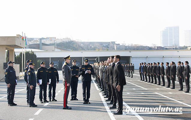 Vilayət Eyvazov sıra baxışı keçirdi - Fotolar+Video