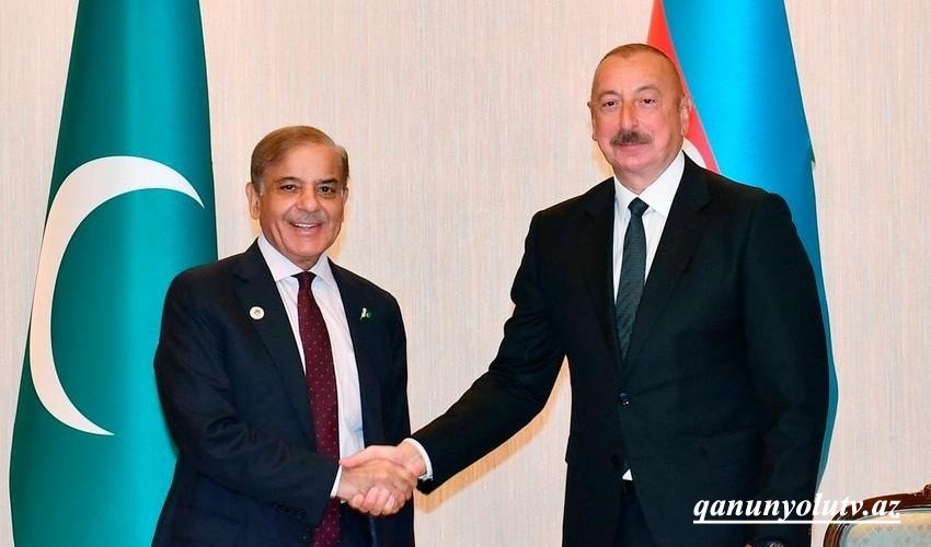 Prezident Şahbaz Şərifə zəng etdi