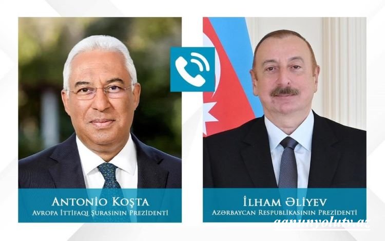 Antonio Koşta İlham Əliyevə zəng etdi