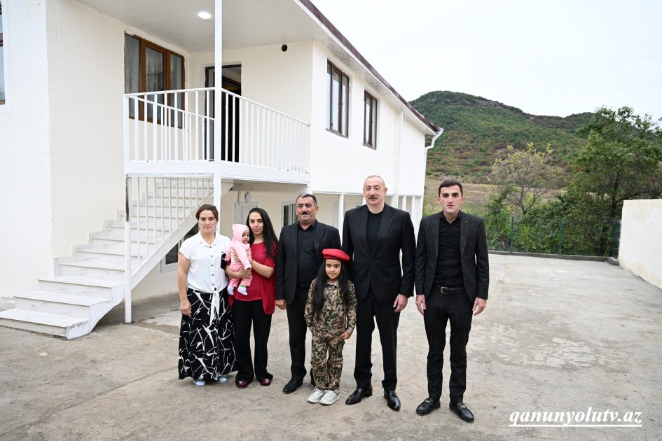 Prezident Xocalının 3 kəndində oldu - Video - Fotolar - Yenilənib