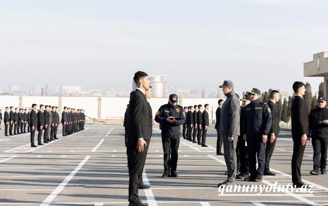 Daxili işlər naziri sıra baxışı keçirdi - Video