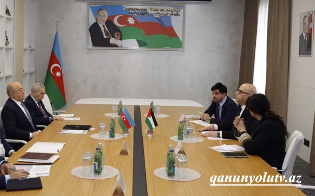 Kəmaləddin Heydərov Fələstin səfiri ilə görüşdü - Foto