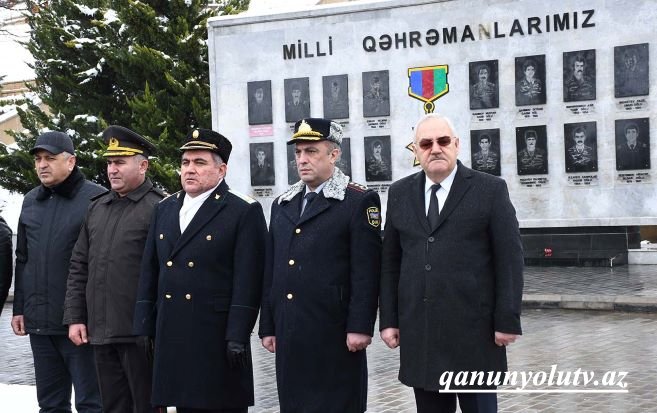 Ağdamda 20 Yanvar faciəsinin 36-cı ildönümünə həsr olunmuş anım mərasimi keçirildi - Fotolar