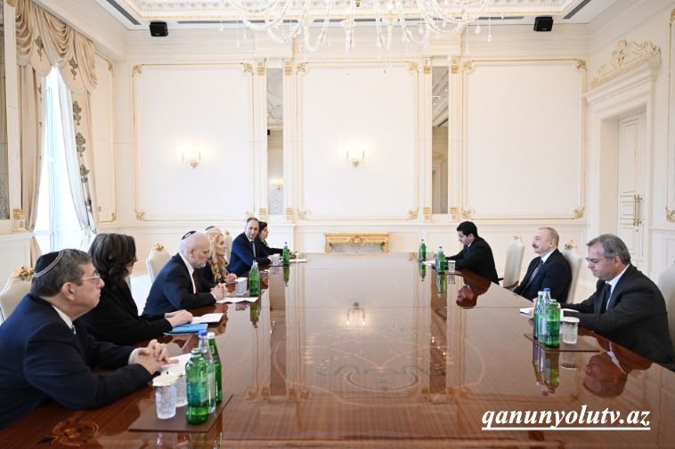 Prezident daha bir qəbul keçirdi - Video - Fotolar