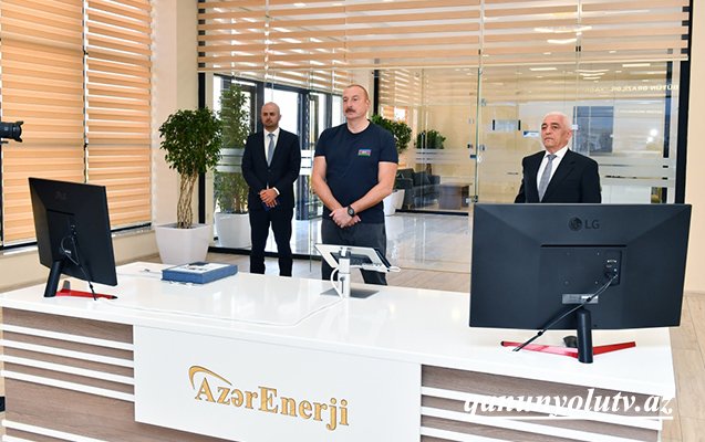 Prezident “Cəbrayıl” qovşaq yarımstansiyasının açılışını etdi - Fotolar