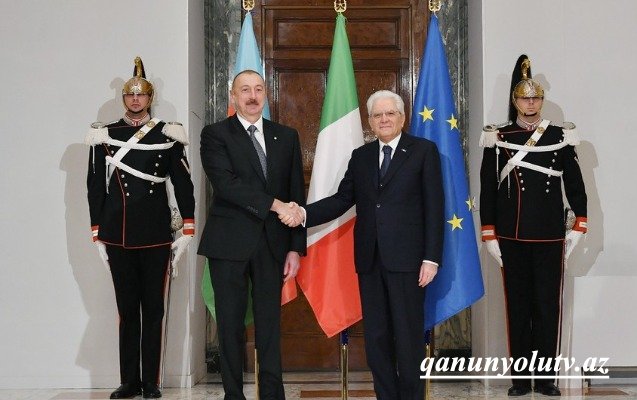 İlham Əliyev italiyalı həmkarını təbrik etdi