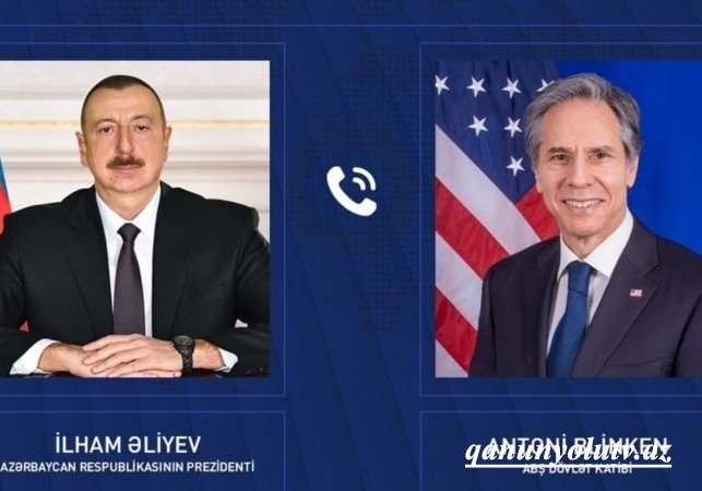 Blinken İlham Əliyevə zəng edib