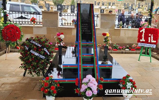Qaradağda şəhid Zaur Əzizlinin anım mərasimi keçirildi