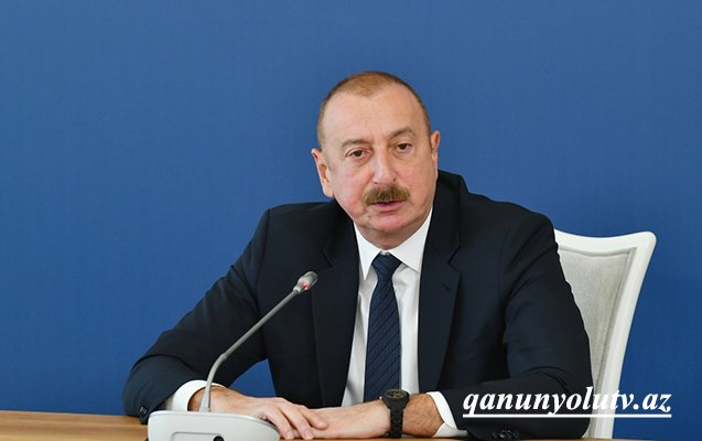 İlham Əliyev müraciət ünvanladı