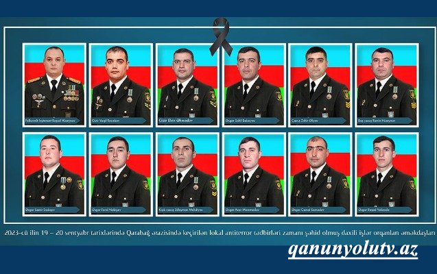 Şəhid olan DİN əməkdaşlarının - Adları