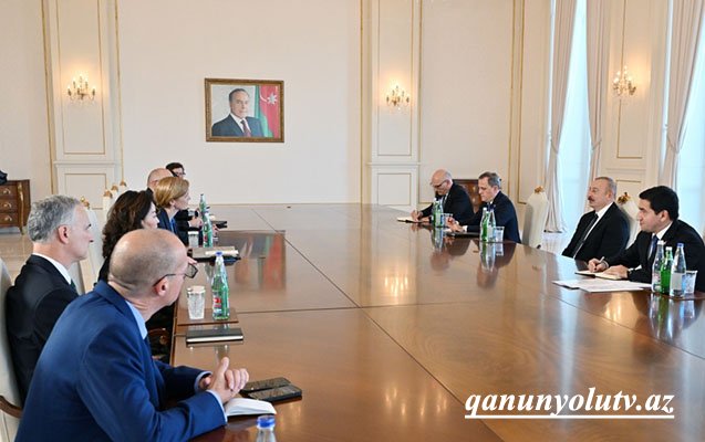 İlham Əliyev ABŞ nümayəndə heyətini qəbul etdi