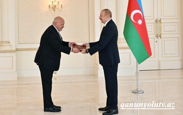 İlham Əliyev yeni səfirin etimadnaməsini qəbul etdi - Fotolar