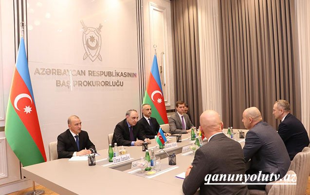 Kamran Əliyev Litvanın Xüsusi İstintaq Xidmətinin nümayəndə heyəti ilə görüşüb