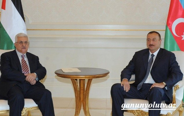 İlham Əliyev Fələstin Prezidentini təbrik etdi