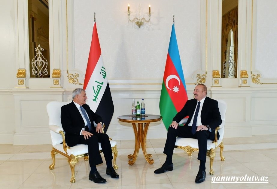 Azərbaycan və İraq prezidentlərinin təkbətək görüşü keçirildi