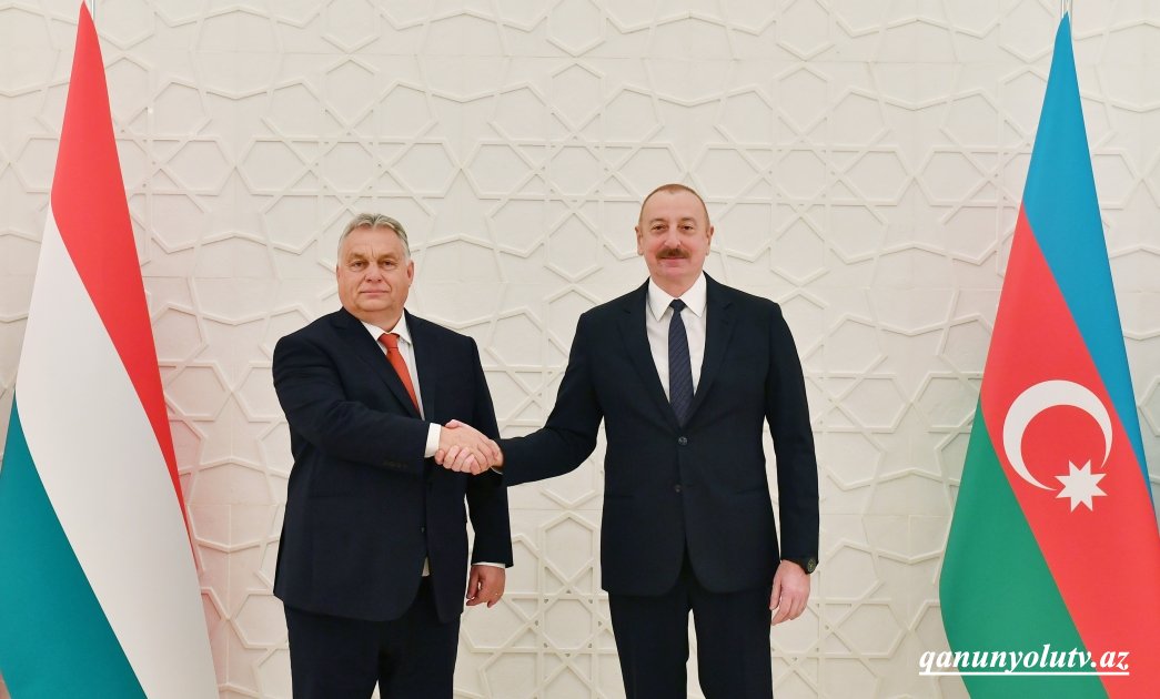 Prezident Macarıstanın Baş naziri ilə görüşdü