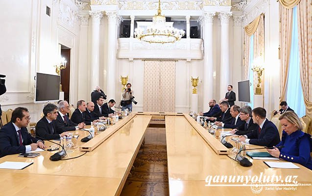 Bayramovla Lavrovun müzakirə etdiyi mövzular açıqlandı - Yenilənib - Fotolar