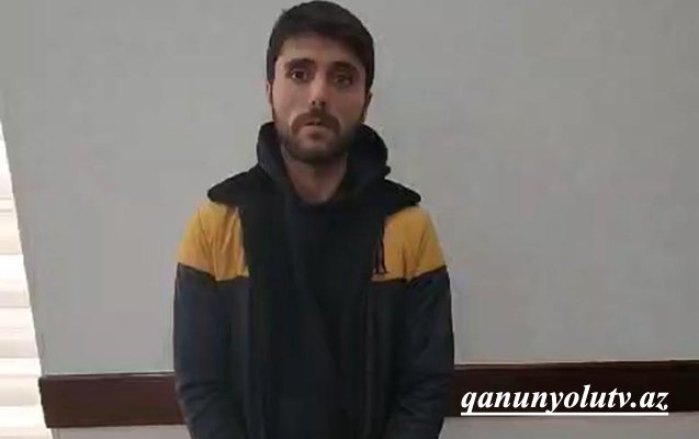 Narkotikin təsiri altında soyğunçuluq edən şəxs saxlanılıb