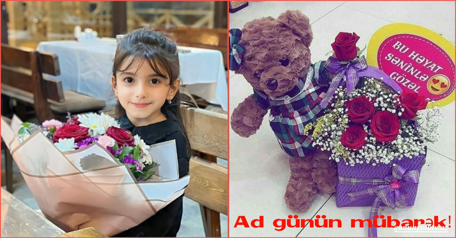"QanunyoluTV.az" kollektivi Aysu balanın 6 yaşını təbrik etdi