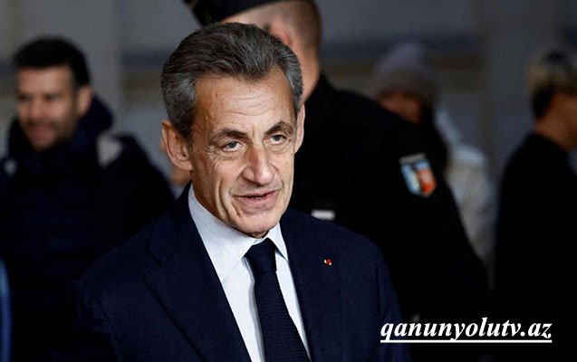 Sarkozi 1 il müddətinə azadlıqdan məhrum edildi