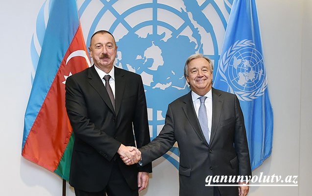 Antonio Quterreş İlham Əliyevi təbrik etdi