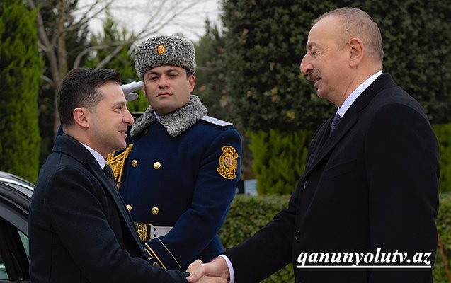 Zelenski İlham Əliyevə təbrik məktubu göndərdi