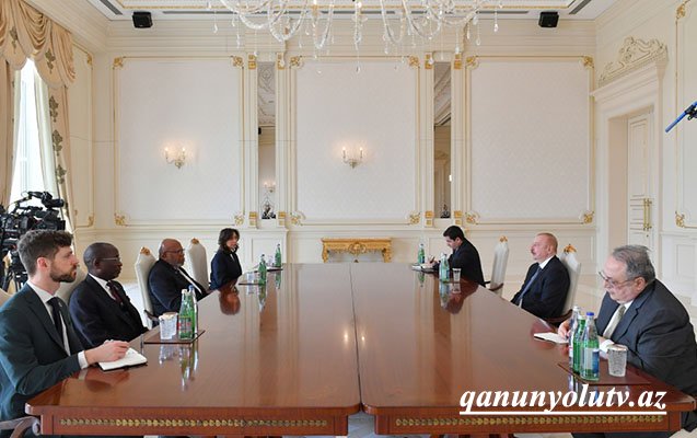 Prezident Dennis Fransisi qəbul etdi - Fotolar