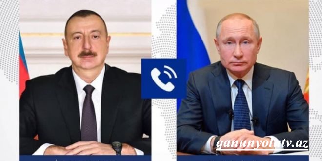 İlham Əliyev Putinə zəng etdi