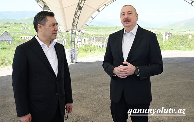 Prezidentlər Füzulinin Baş planı ilə tanış oldular - Fotolar - Yenilənib