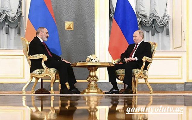 Putin Paşinyanla görüşdü - Yenilənib