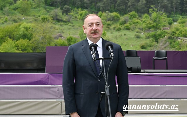Prezidentin festivaldakı çıxışının - Videosu