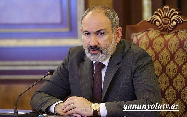 Paşinyan həmin xəritəni parlamentdə göstərdi