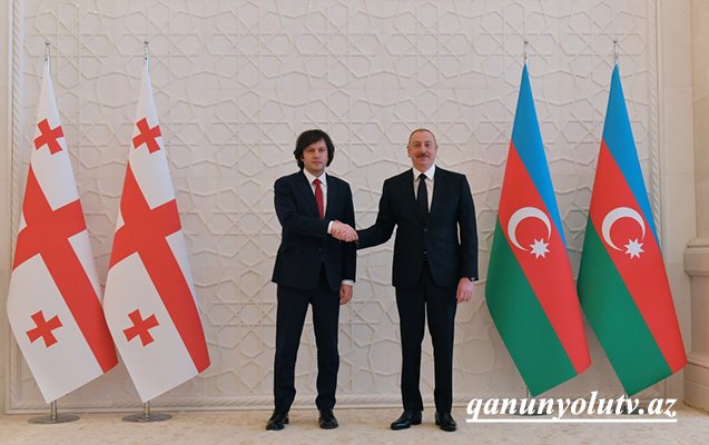 Kobaxidze Əliyevi təbrik etdi
