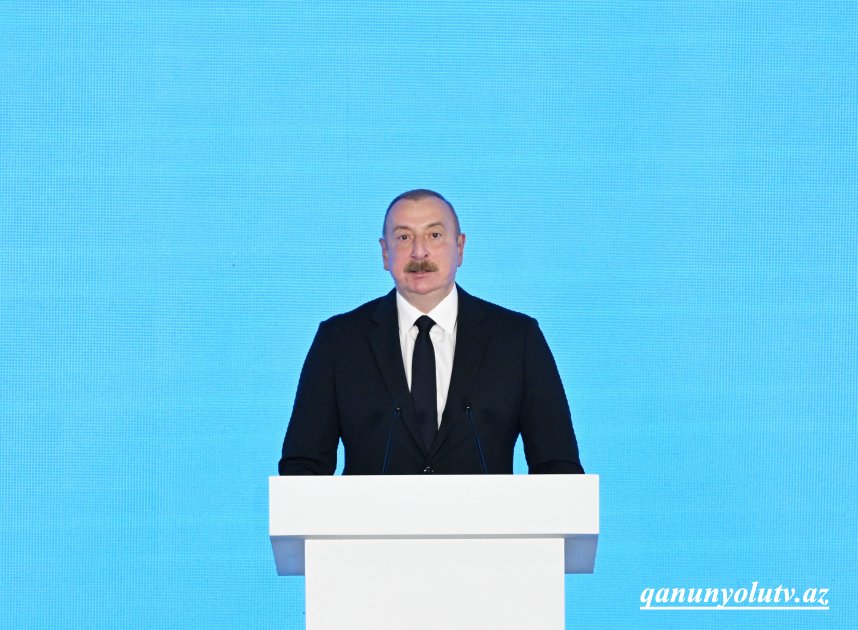 Prezident sərgilərin açılışında çıxış etdi - Yenilənib - Fotolar