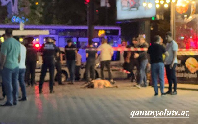 Bakıda küçədə atəş açıldı - Ölən var - Video - Yenilənib