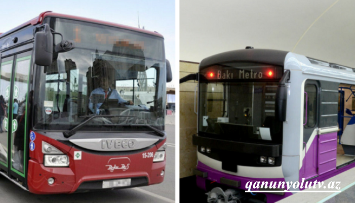 Avtobus və metroda gedişhaqqı 50 qəpik oldu