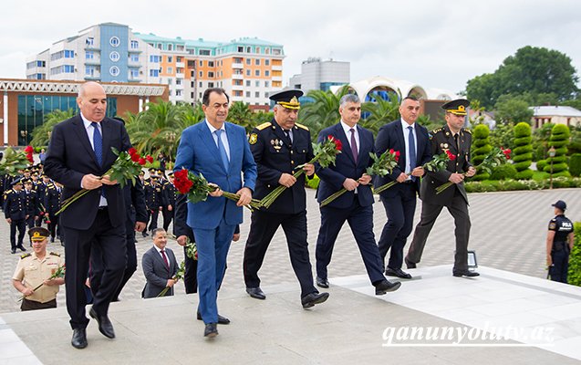 Lənkəranda Azərbaycan Polisinin 106 illiyi münasibətilə tədbir keçirilib - Fotolar