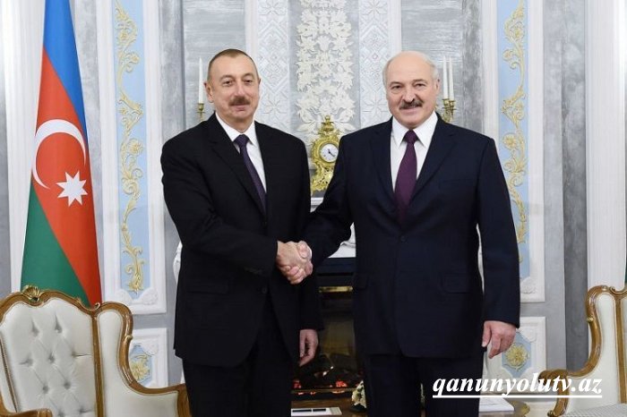 İlham Əliyev Lukaşenkonu təbrik etdi