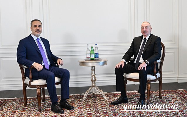 İlham Əliyev Hakan Fidanı qəbul etdi - Yenilənib