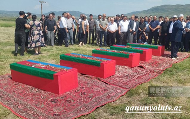 İtkin düşdükləri Xocalıda dəfn edildilər - Fotolar