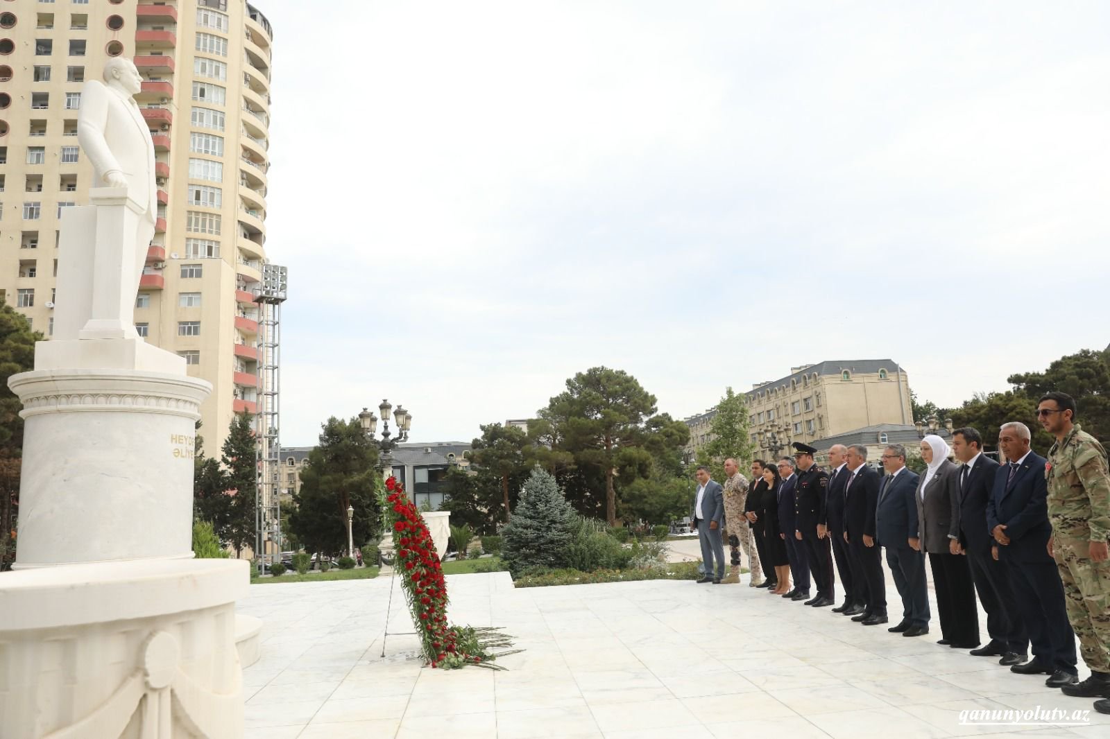 Abşeronda Heydər Əliyevin siyasi hakimiyyətə gəlməsinin 55 illiyi qeyd edildi - Fotolar