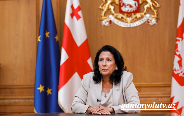 Zurabişvili Konstitusiya Məhkəməsində iddia qaldırdı