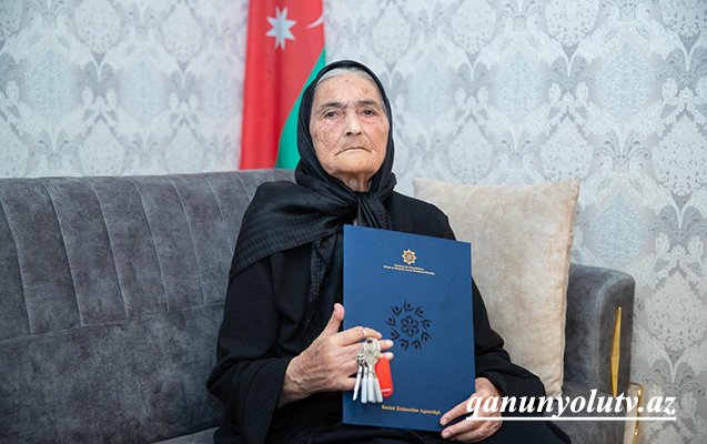Natiq Qasımovun anasına ev verildi - Foto